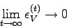 \begin{displaymath}
\lim_{t \to \infty} \epsilon_{V}^{(t)} \rightarrow 0
\end{displaymath}